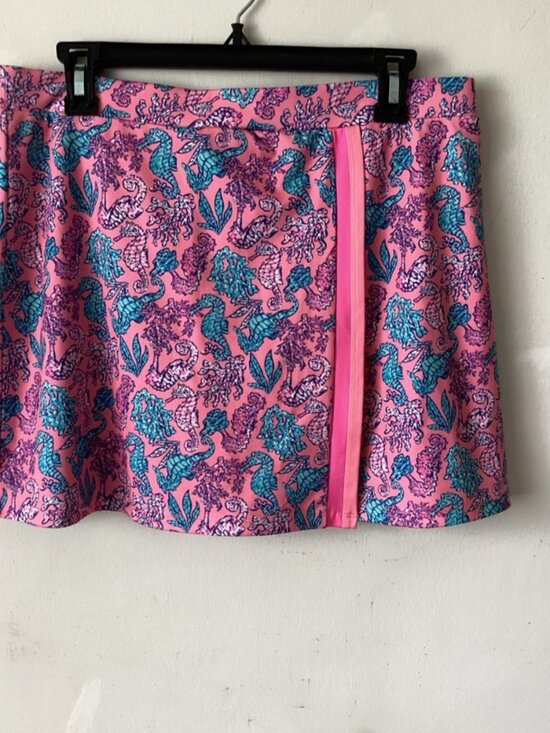 Dresses & Skirts - Pink & Teal Seahorse Print Skort